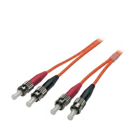 EFB Elektronik Cable de parcheo dúplex ST-ST OM2 2m naranja