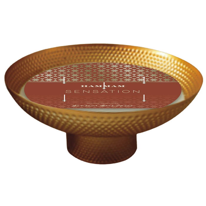 Home Deco Factory Vela Perfumada Colección Mirage Diámetro 26 cm Cera de Parafina 5 Mechas Algodón Duración 24h