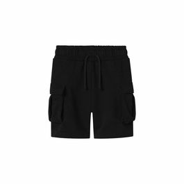 Pantalón corto Name It Nkmollie Cargo Unb Noos Negro Infantil Hombre 32-35