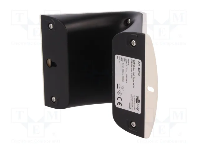 GOOBAY Lámpara solar LED 1,5W con sensor de movimiento GOOBAY Lámpara solar LED 1,5W con sensor de movimiento