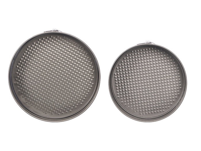 KINVARA Set 2 Moldes Redondos Acero Gris KINVARA Set 2 Moldes Redondos Acero Gris