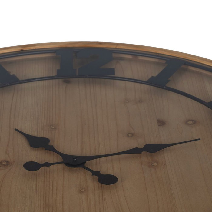 Ixia Mesa de Centro Reloj Natural DM-Madera