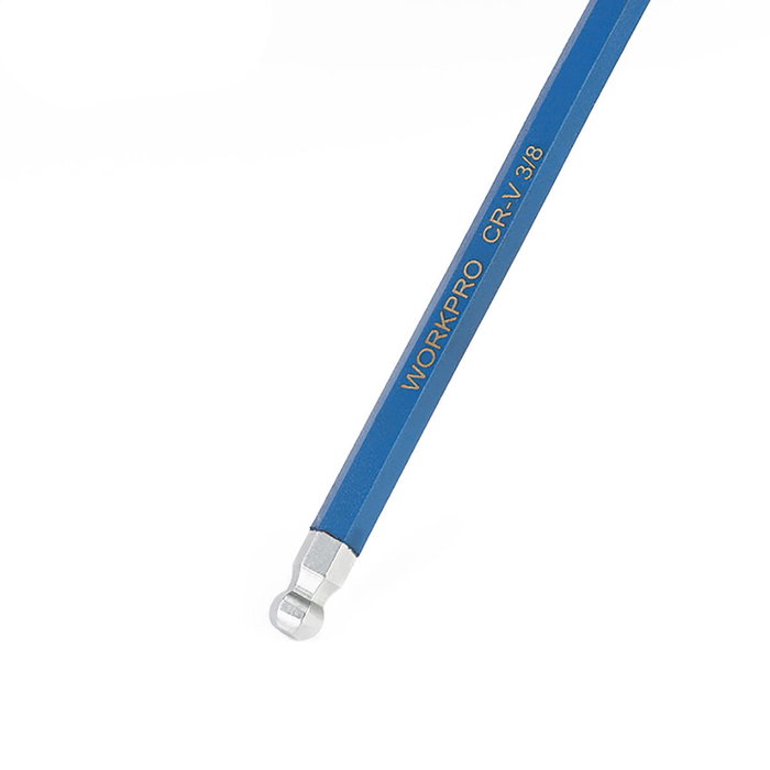 Workpro Juego de 9 llaves allen largas métricas con punta de bola Workpro Juego de 9 llaves allen largas métricas con punta de bola