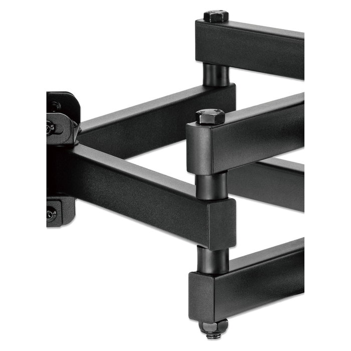 MANHATTAN Soporte de Pared TV Full Motion Articulado, 32-70 Pulgadas, Hasta 40 kg, VESA 100x100-400x400 mm, Negro