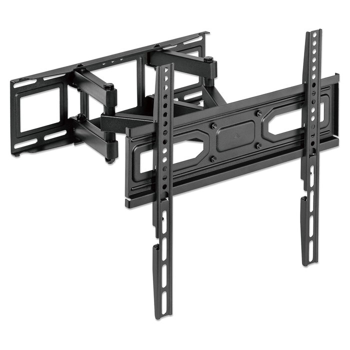 MANHATTAN Soporte de Pared TV Full Motion Articulado, 32-70 Pulgadas, Hasta 40 kg, VESA 100x100-400x400 mm, Negro