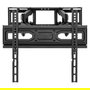 MANHATTAN Soporte de Pared TV Full Motion Articulado, 32-70 Pulgadas, Hasta 40 kg, VESA 100x100-400x400 mm, Negro