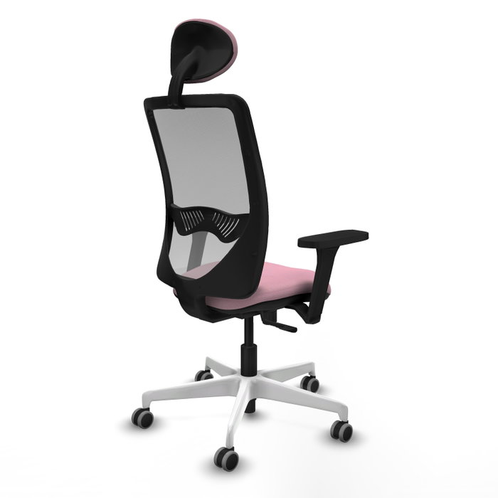PIQUERAS Y CRESPO Silla de oficina Zulema Rosa con mecanismo Sincro PIQUERAS Y CRESPO Silla de oficina Zulema Rosa con mecanismo Sincro