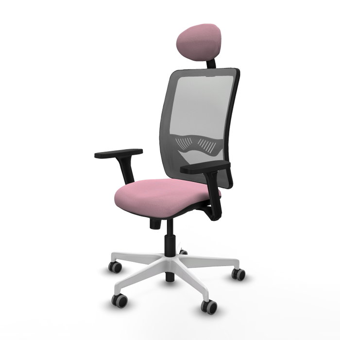 PIQUERAS Y CRESPO Silla de oficina Zulema Rosa con mecanismo Sincro PIQUERAS Y CRESPO Silla de oficina Zulema Rosa con mecanismo Sincro