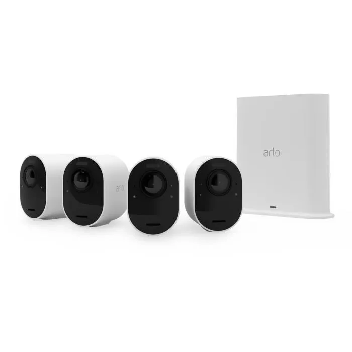 Arlo ARL1687459549550 Pack 4 Cámaras Ultra V2 para Exterior, Batería y Visión Nocturna Arlo ARL1687459549550 Pack 4 Cámaras Ultra V2 para Exterior, Batería y Visión Nocturna