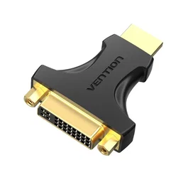 Vention AIKB0 Adaptador Convertidor de Vídeo Pasivo HDMI Macho a DVI (24+5) Hembra - 1080p 60Hz, Negro