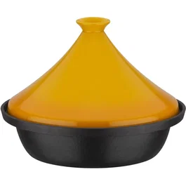 GSW Tagine de Hierro Fundido de 30 cm con Tapa de Cerámica