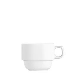 G. Benedikt Taza de Desayuno Praga Apilable, Porcelana, 25 cl, 6.5 cm de Alto (Set de 6)