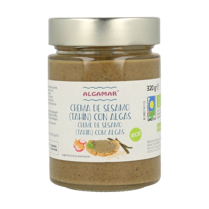 ALGAMAR Crema de Sésamo con Algas BIO VEGAN 320 g