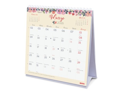 Finocam Calendario de Sobremesa 2026 Trendy Design para Escribir