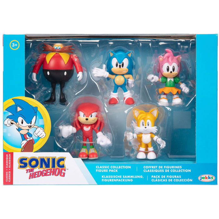 JAKKS PACIFIC Blister 5 figuras Sonic The Hedgehog 6cm JAKKS PACIFIC Blister 5 figuras Sonic The Hedgehog 6cm