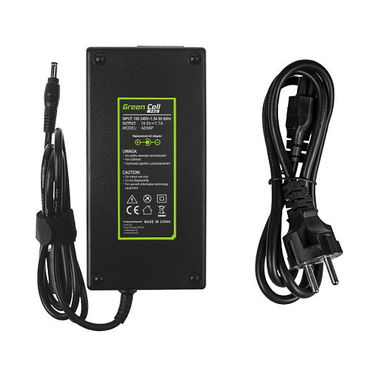 Green Cell AD56P Adaptador de Corriente 19.5V 7.7A 150W para Asus y MSI Green Cell AD56P Adaptador de Corriente 19.5V 7.7A 150W para Asus y MSI