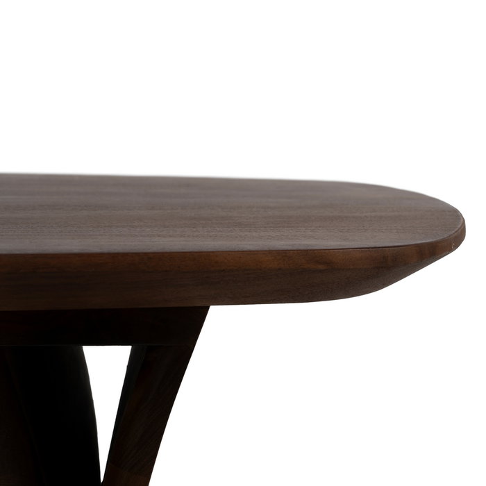 Mesa Centro Marrón Madera de Acacia 130 X 70 X 40 cm