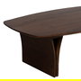 Mesa Centro Marrón Madera de Acacia 130 X 70 X 40 cm