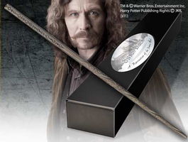 The Noble Collection Varita de Sirius Black Replica Harry Potter Pintada a Mano en Caja de Colección con Placa Identificativa