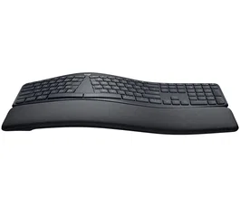 Logitech ERGO K860 920-009874 Teclado Inalámbrico RF + Bluetooth Completo (100%) Switch Semimecánico QWERTZ Suizo para Oficina Color Grafito