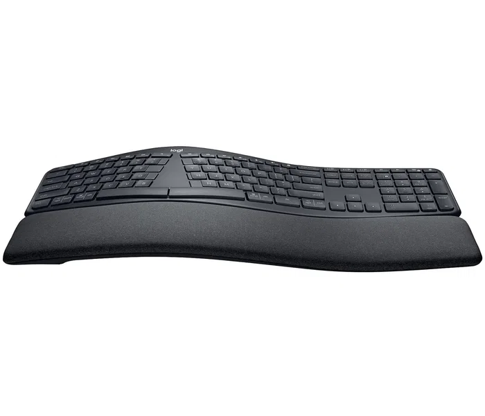 Logitech ERGO K860 920-009874 Teclado Inalámbrico RF + Bluetooth Completo (100%) Switch Semimecánico QWERTZ Suizo para Oficina Color Grafito