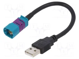4CARMEDIA Cable Fakra HSD a USB A de 0,18m