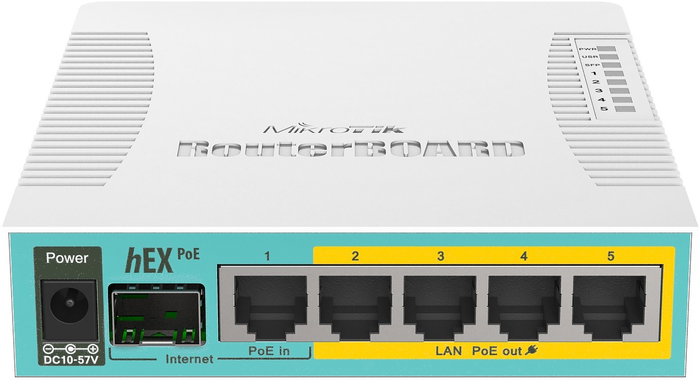 MikroTik hEX PoE RB960PGS Blanco