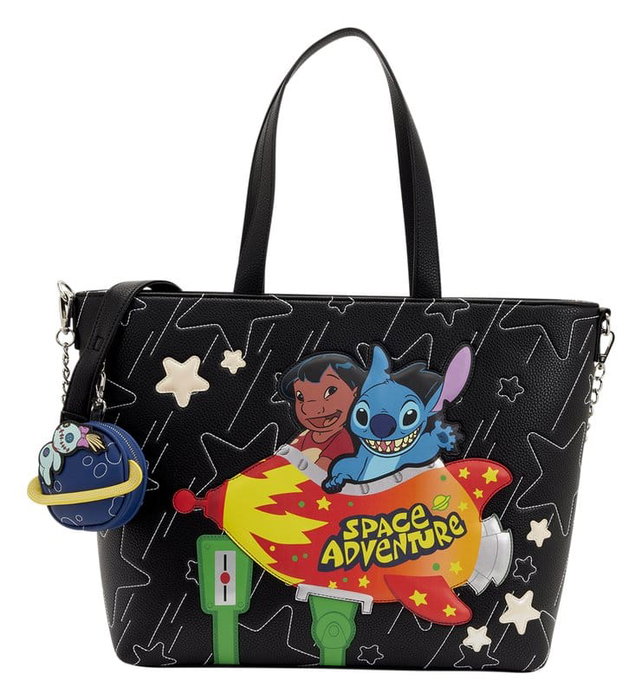 Loungefly Lilo & Stitch by Loungefly Bolsa Canvas Space Adventure Loungefly Lilo & Stitch by Loungefly Bolsa Canvas Space Adventure