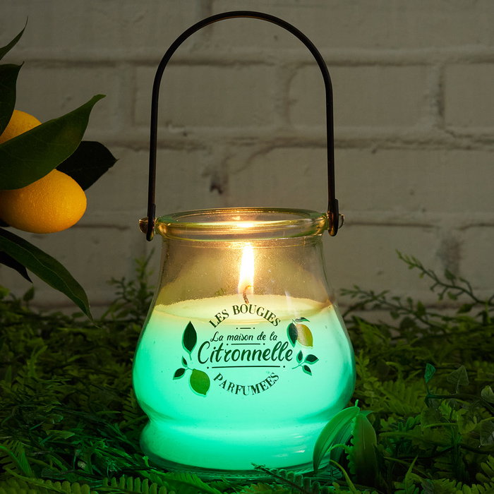 Home Deco Factory Vela Citronela Cambio Color