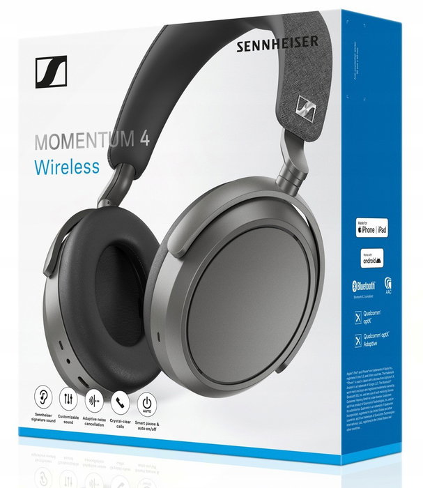Sennheiser Momentum 4 Wireless Graphite Auriculares Inalámbricos