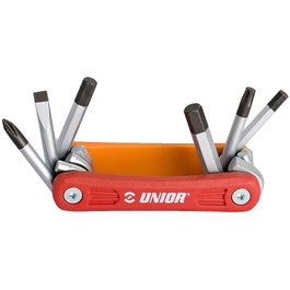 Unior Euro6 Multitool de Acero Cromo Vanadio con Llaves Hexagonales y Destornilladores