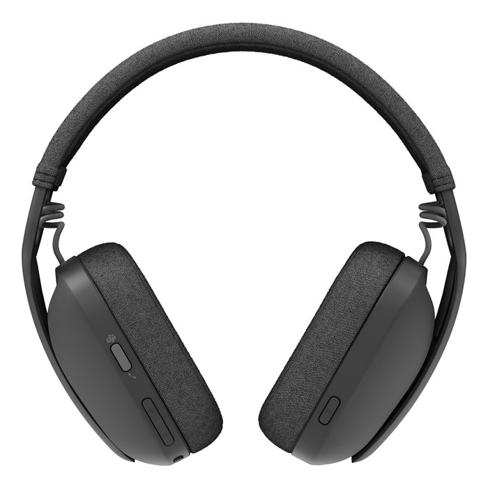 Logitech Zone Vibe Wireless MS Auriculares Diadema Inalámbrico Bluetooth USB-C, Optimizados para Microsoft Teams, Grafito