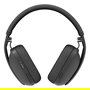 Logitech Zone Vibe Wireless MS Auriculares Diadema Inalámbrico Bluetooth USB-C, Optimizados para Microsoft Teams, Grafito