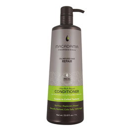 Macadamia Ultra Rich Repair Acondicionador Pro Vegan 1000 ML para Cabello Grueso y Rizado con Aceites Ricos en Omega