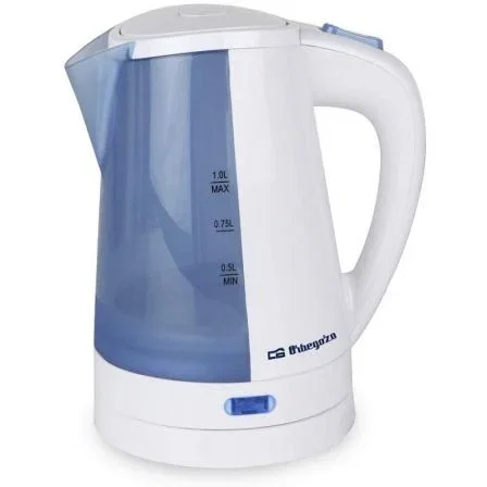 Hervidor de Agua Orbegozo KT 5010/ 2200W/ Capacidad 1L Hervidor de Agua Orbegozo KT 5010/ 2200W/ Capacidad 1L