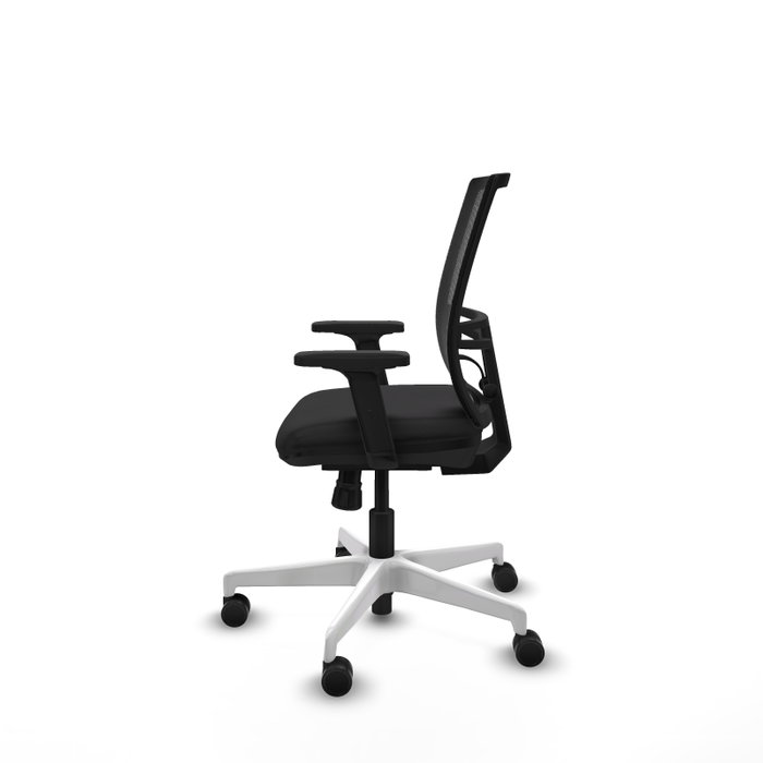 PIQUERAS Y CRESPO Silla de oficina Yunquera con mecanismo Sincro, Similpiel Negro PIQUERAS Y CRESPO Silla de oficina Yunquera con mecanismo Sincro, Similpiel Negro