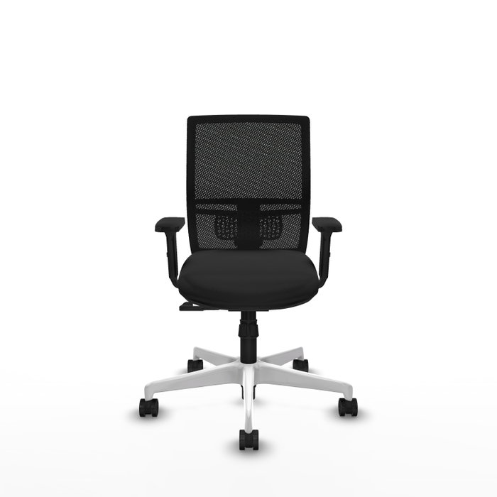 PIQUERAS Y CRESPO Silla de oficina Yunquera con mecanismo Sincro, Similpiel Negro PIQUERAS Y CRESPO Silla de oficina Yunquera con mecanismo Sincro, Similpiel Negro