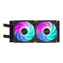 Gigabyte AORUS WATERFORCE X II 240 Refrigerador CPU Líquido AIO, Pantalla LCD, 2x Ventiladores 120mm, Intel LGA 1851 / AMD AM5, Negro