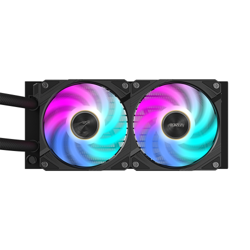 Gigabyte AORUS WATERFORCE X II 240 Refrigeración líquida CPU - 2 ventiladores ARGB 120mm, pantalla LCD, Intel LGA 1700 y AMD AM5 Gigabyte AORUS WATERFORCE X II 240 Refrigeración líquida CPU - 2 ventiladores ARGB 120mm, pantalla LCD, Intel LGA 1700 y AMD AM5