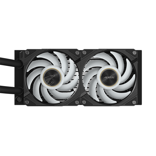 Gigabyte AORUS WATERFORCE X II 240 Refrigeración líquida CPU - 2 ventiladores ARGB 120mm, pantalla LCD, Intel LGA 1700 y AMD AM5 Gigabyte AORUS WATERFORCE X II 240 Refrigeración líquida CPU - 2 ventiladores ARGB 120mm, pantalla LCD, Intel LGA 1700 y AMD AM5