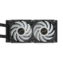 Gigabyte AORUS WATERFORCE X II 240 Refrigeración líquida CPU - 2 ventiladores ARGB 120mm, pantalla LCD, Intel LGA 1700 y AMD AM5