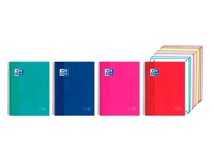 Oxford Europeanbook 10 XL Classic Cuaderno Espiral 200 Hojas Cuadriculado 5 mm Oxford Europeanbook 10 XL Classic Cuaderno Espiral 200 Hojas Cuadriculado 5 mm
