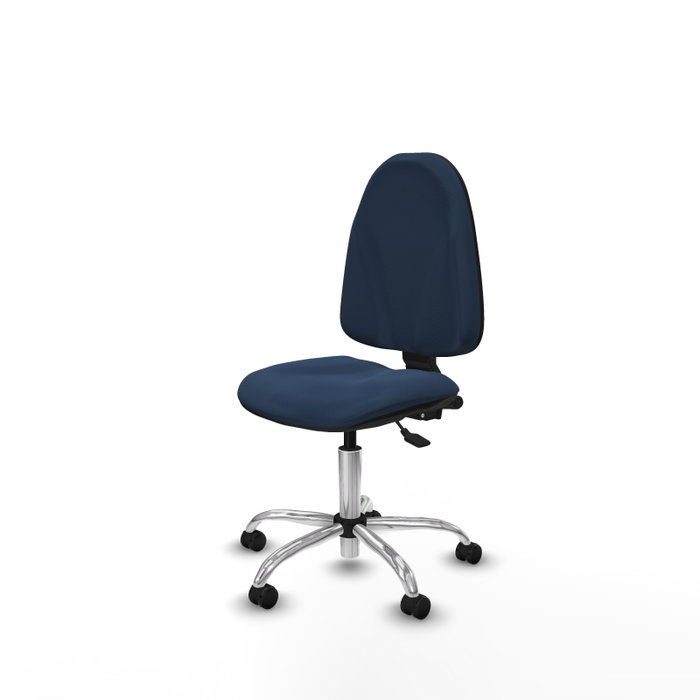 PIQUERAS Y CRESPO Silla de oficina Algarra Azul marino sin brazos PIQUERAS Y CRESPO Silla de oficina Algarra Azul marino sin brazos
