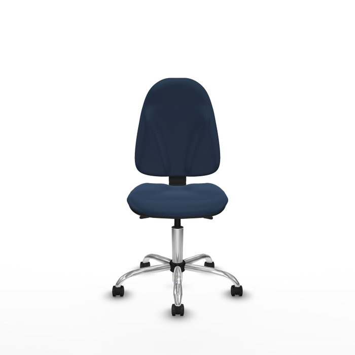 PIQUERAS Y CRESPO Silla de oficina Algarra Azul marino sin brazos PIQUERAS Y CRESPO Silla de oficina Algarra Azul marino sin brazos