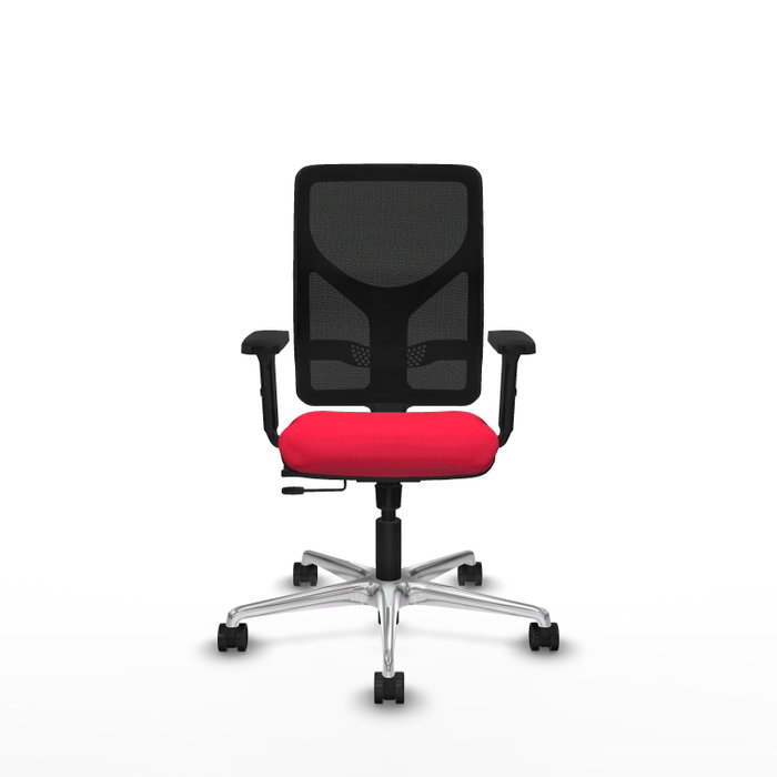 PIQUERAS Y CRESPO Silla de oficina Motilla con mecanismo Sincro/Traslack Rojo y Negro PIQUERAS Y CRESPO Silla de oficina Motilla con mecanismo Sincro/Traslack Rojo y Negro