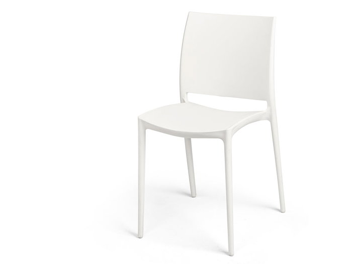 GIFTDECOR Silla Lisa Blanca 41 x 79 x 46 cm GIFTDECOR Silla Lisa Blanca 41 x 79 x 46 cm