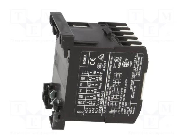 EATON ELECTRIC Contactor DILEM 3-polar 230VAC 8,8A