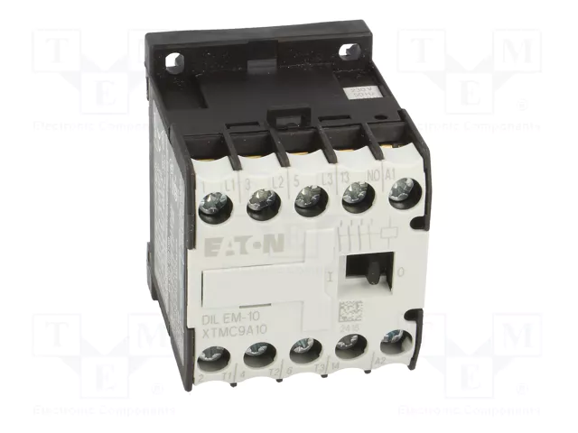 EATON ELECTRIC Contactor DILEM 3-polar 230VAC 8,8A
