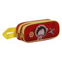 KARACTERMANIA Portatodo 3D Luffy One Piece Doble Compartimento Estuche Escolar 22x8x9,5cm