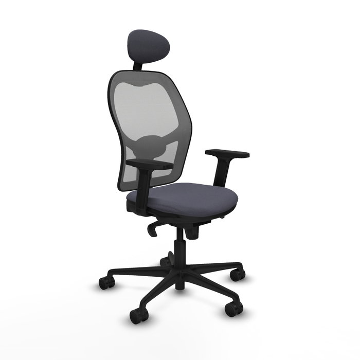 PIQUERAS Y CRESPO Silla de oficina Jorquera Gris con Mecanismo Sincro PIQUERAS Y CRESPO Silla de oficina Jorquera Gris con Mecanismo Sincro